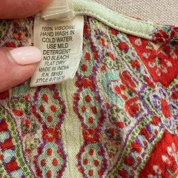 Anthropologie Women's Raga Boho Tunic Dress  viscose NEW size medium - Picture 12 of 14